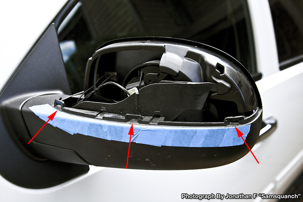 Installing Mirror Covers 2007+a how to pictorial