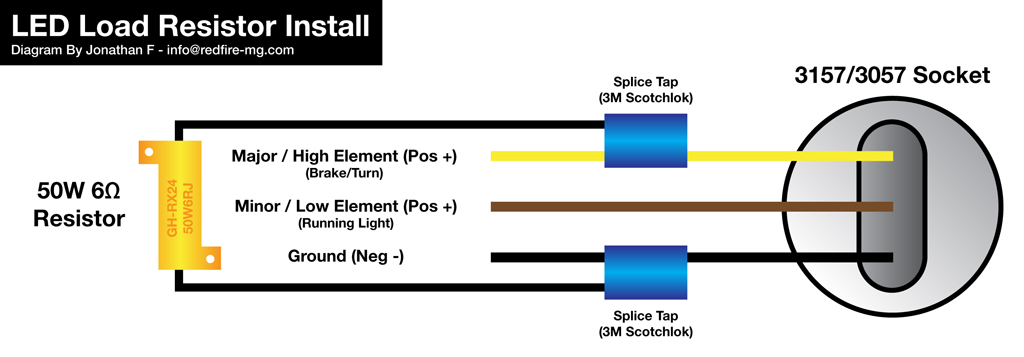 Led Turn Signal Resistor Wiring Diagram from www.dmt07.com